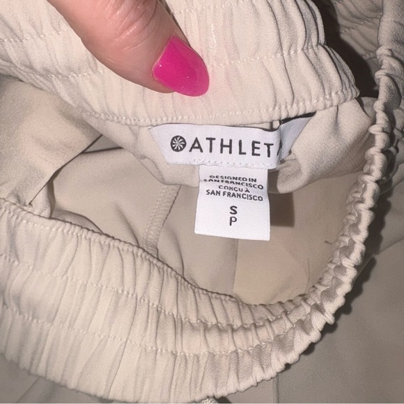 Athleta Endeavor High Rise Relaxed Pant Wide Leg size Small Petite Travel - Picture 6 of 7